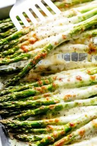 cheesy roasted asparagus